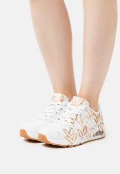 Uno - Sneakers Laag - White/Multi-Coloured Metallic