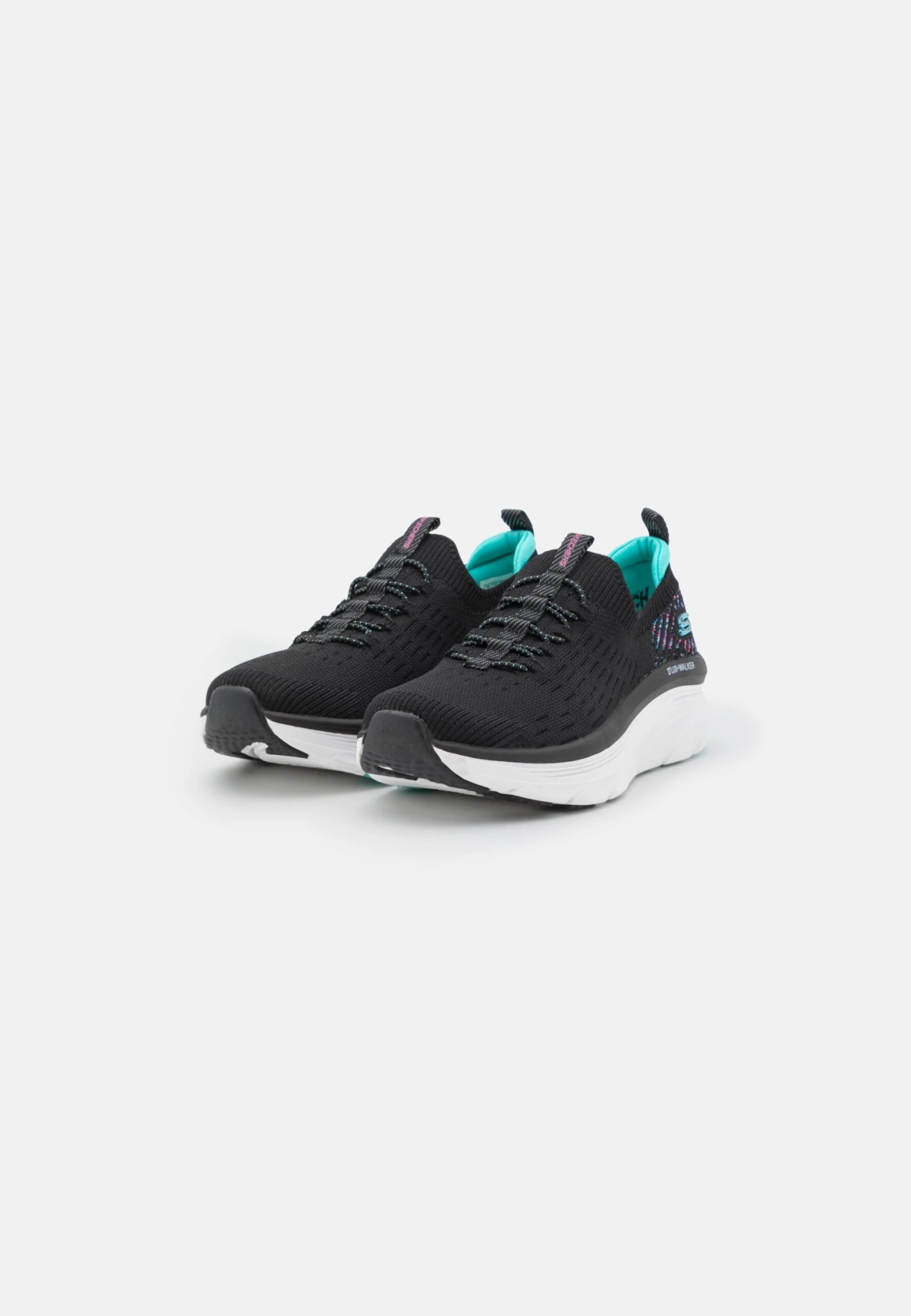D'Lux Walker Relaxed Fit - Sneakers Laag - Black/Light Blue