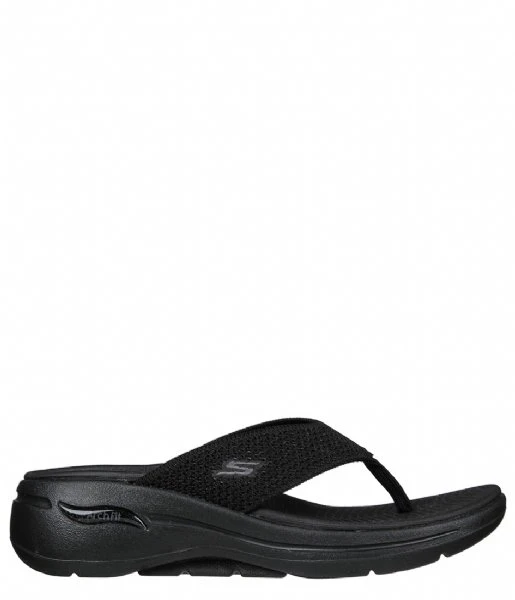 Go Walk Arch Fit Sandal Lumin Black Black