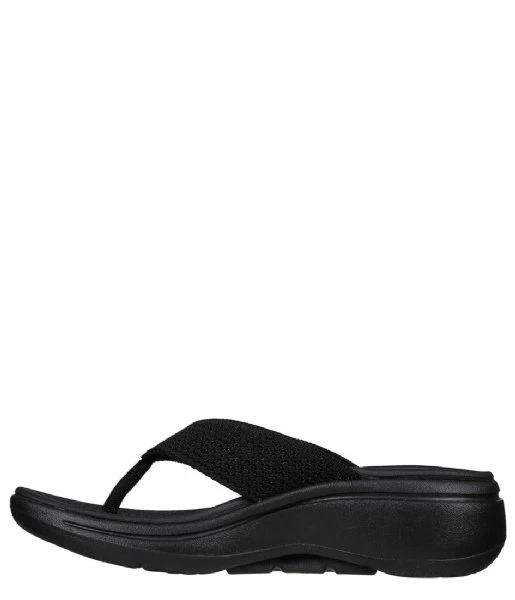 Go Walk Arch Fit Sandal Lumin Black Black