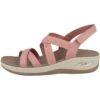 Skechers Arch Fit Sunshine Luxe- Sandalen Met Sleehak - Coral