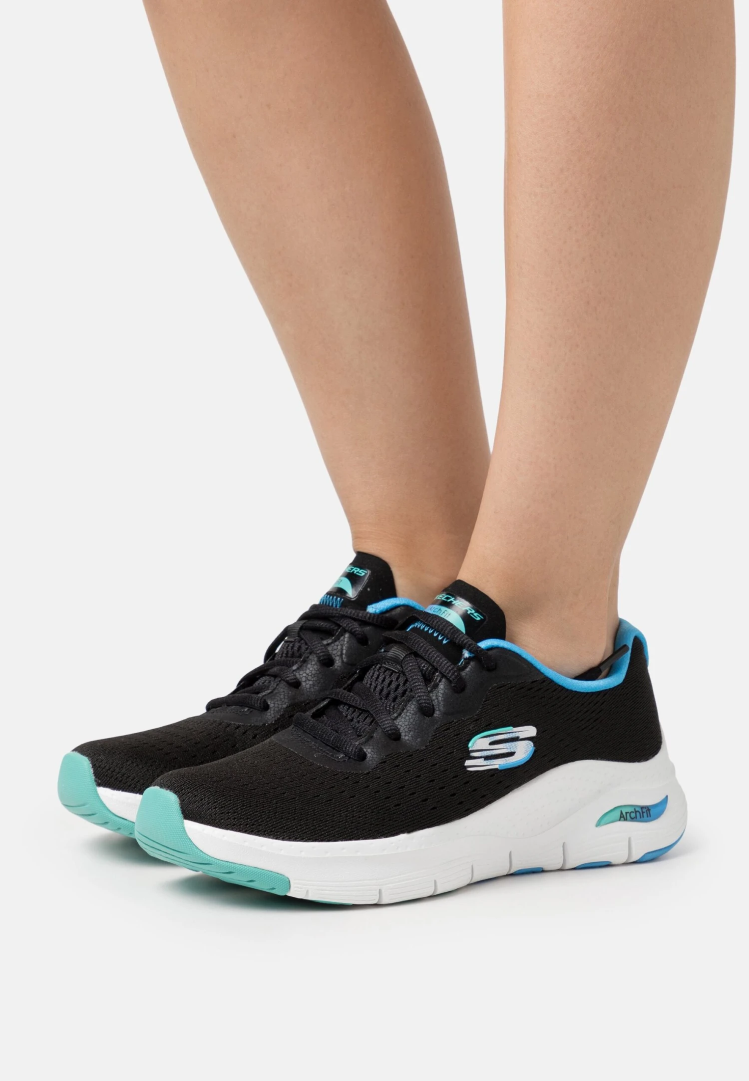 Arch Fit - Sneakers Laag - Black/Aqua