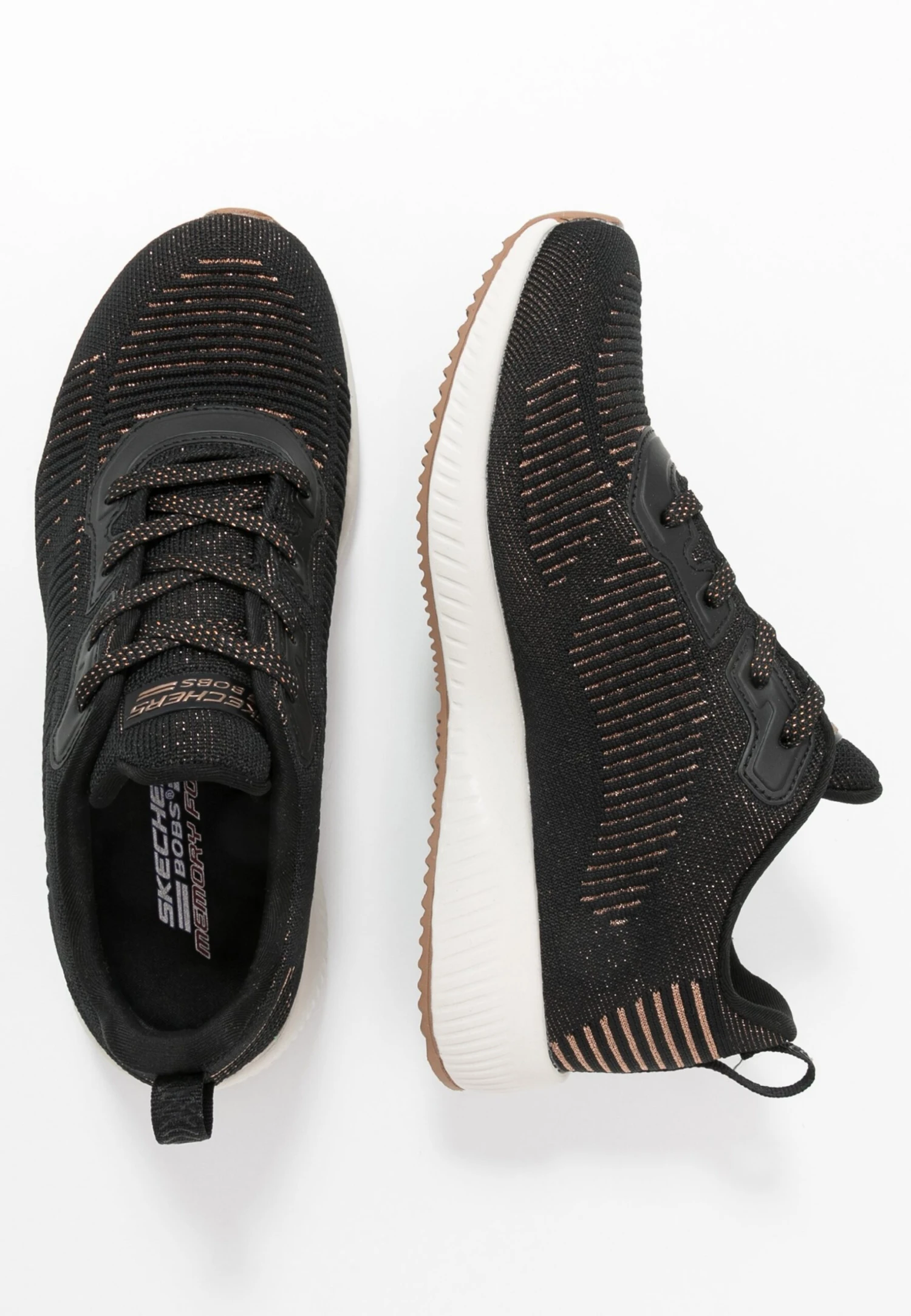 Bobs Squad - Sneakers Laag - Black/Rose Gold