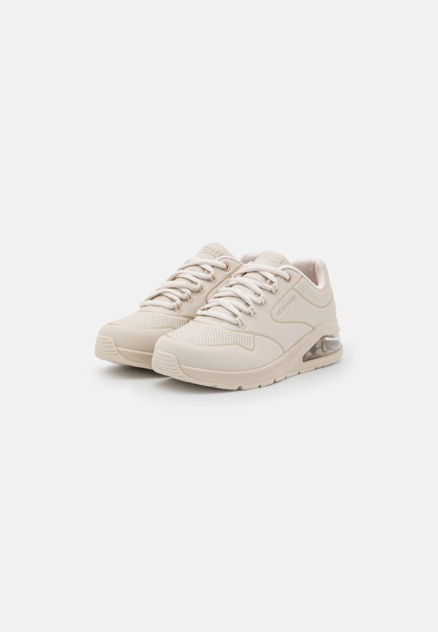 Uno 2 - Sneakers Laag - Off White Durabuck / Gold Trim