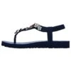 Skechers Meditation - Teensandalen - Navy Mitobuck/ Rhinestone Trim