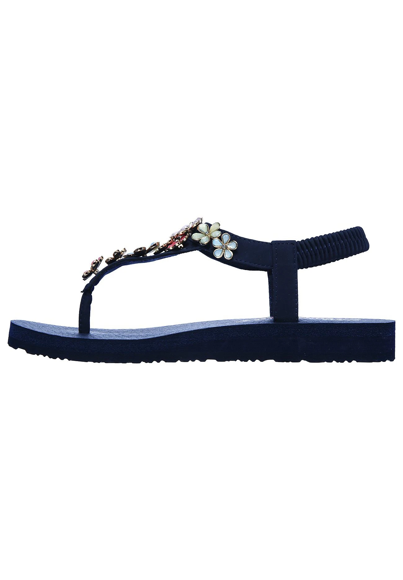Meditation - Teensandalen - Navy Mitobuck/ Rhinestone Trim