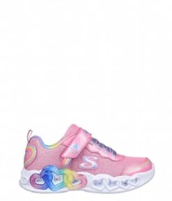 Skechers Infinite Heart Lights Love Pink Multi