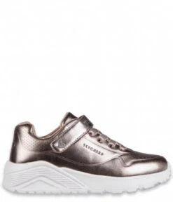 Skechers Uno Lite Chrome Steps Pewter