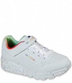 Skechers Uno Lite Rainbow Specks White Multi