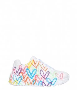 Skechers Uno Lite Spread The Love White Multi