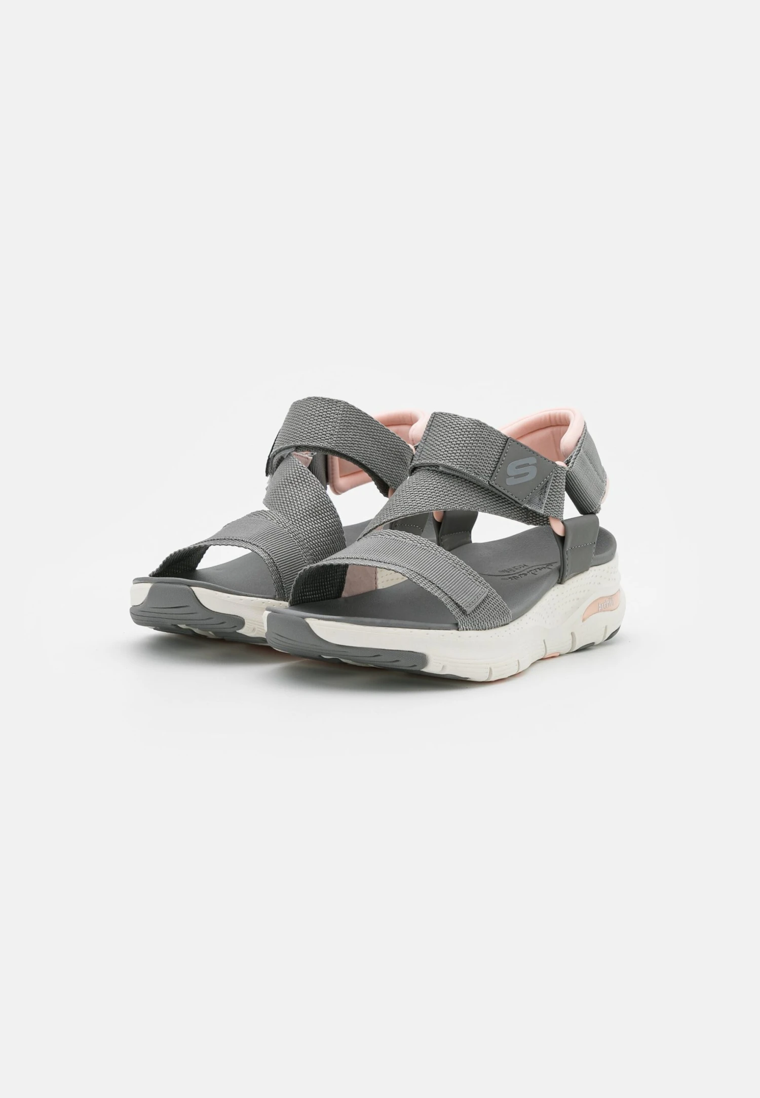 Arch Fit - Sandalen Met Plateauzool - Gray/Pink