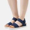 Skechers Desert Kiss - Sandalen Met Sleehak - Navy