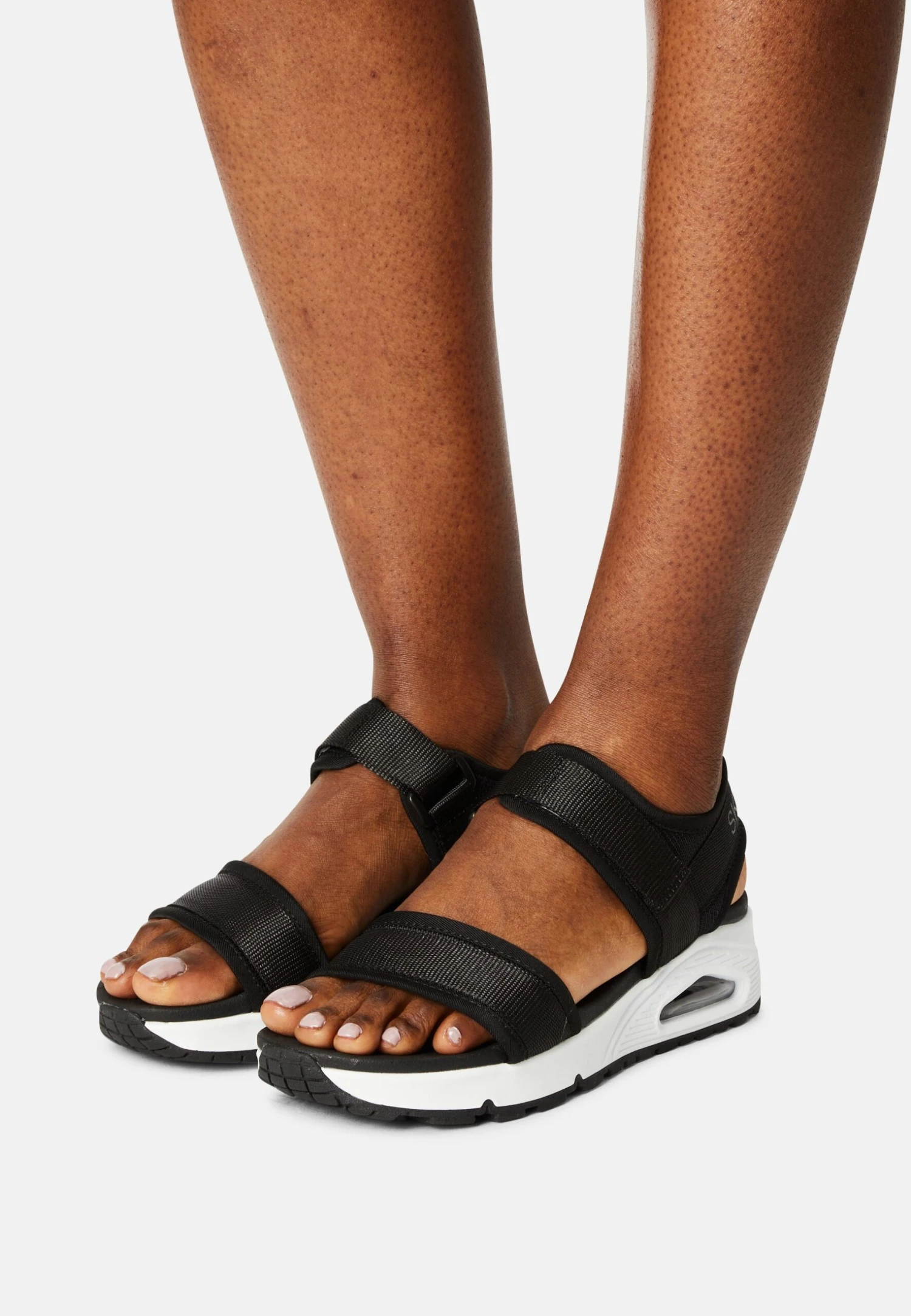 Uno - Sandalen - Black/White