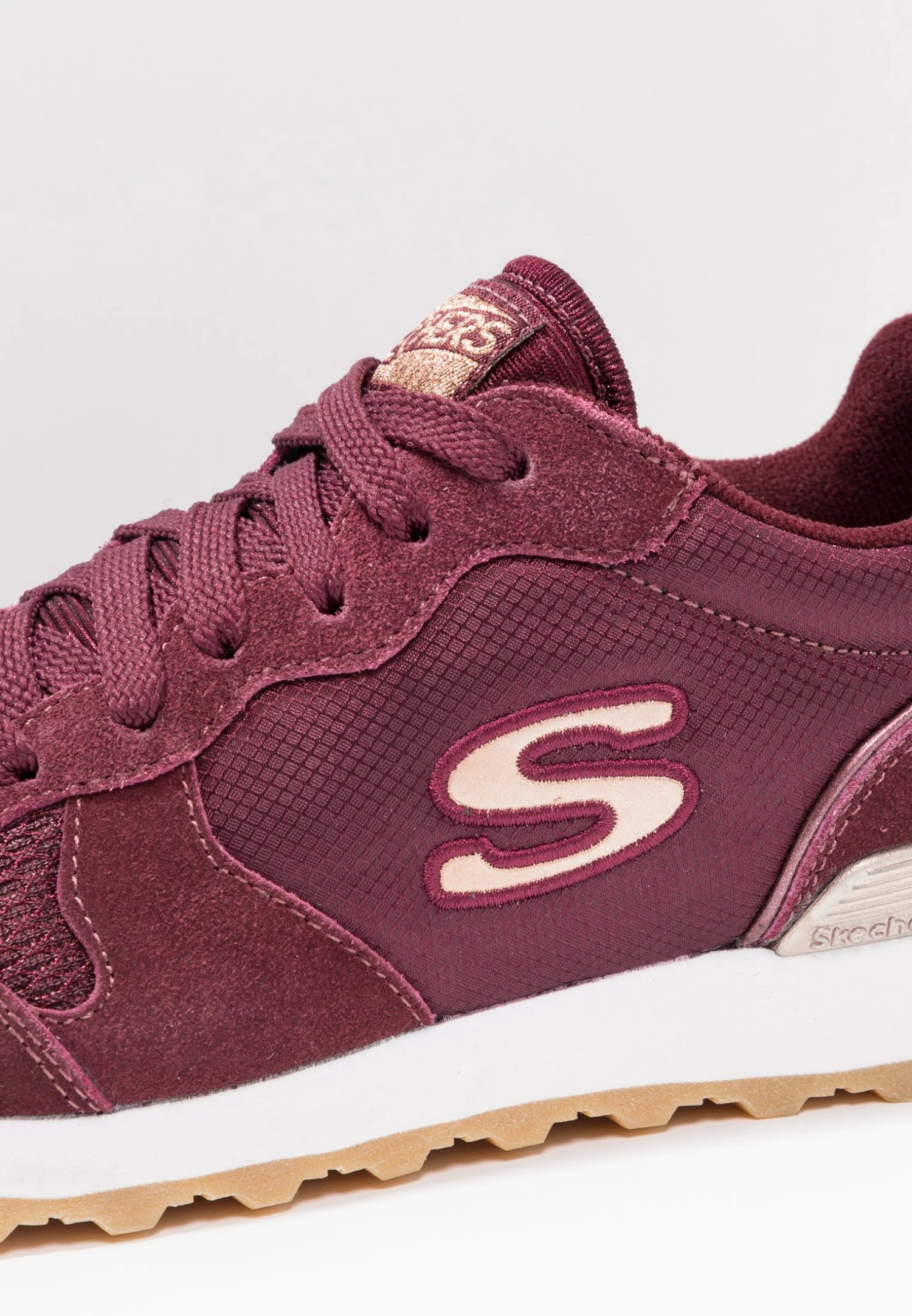 Sneakers Laag - Burgundy/Rose Gold