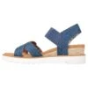 Skechers Bobs Desert Splendid - Sandalen Met Sleehak - Blue