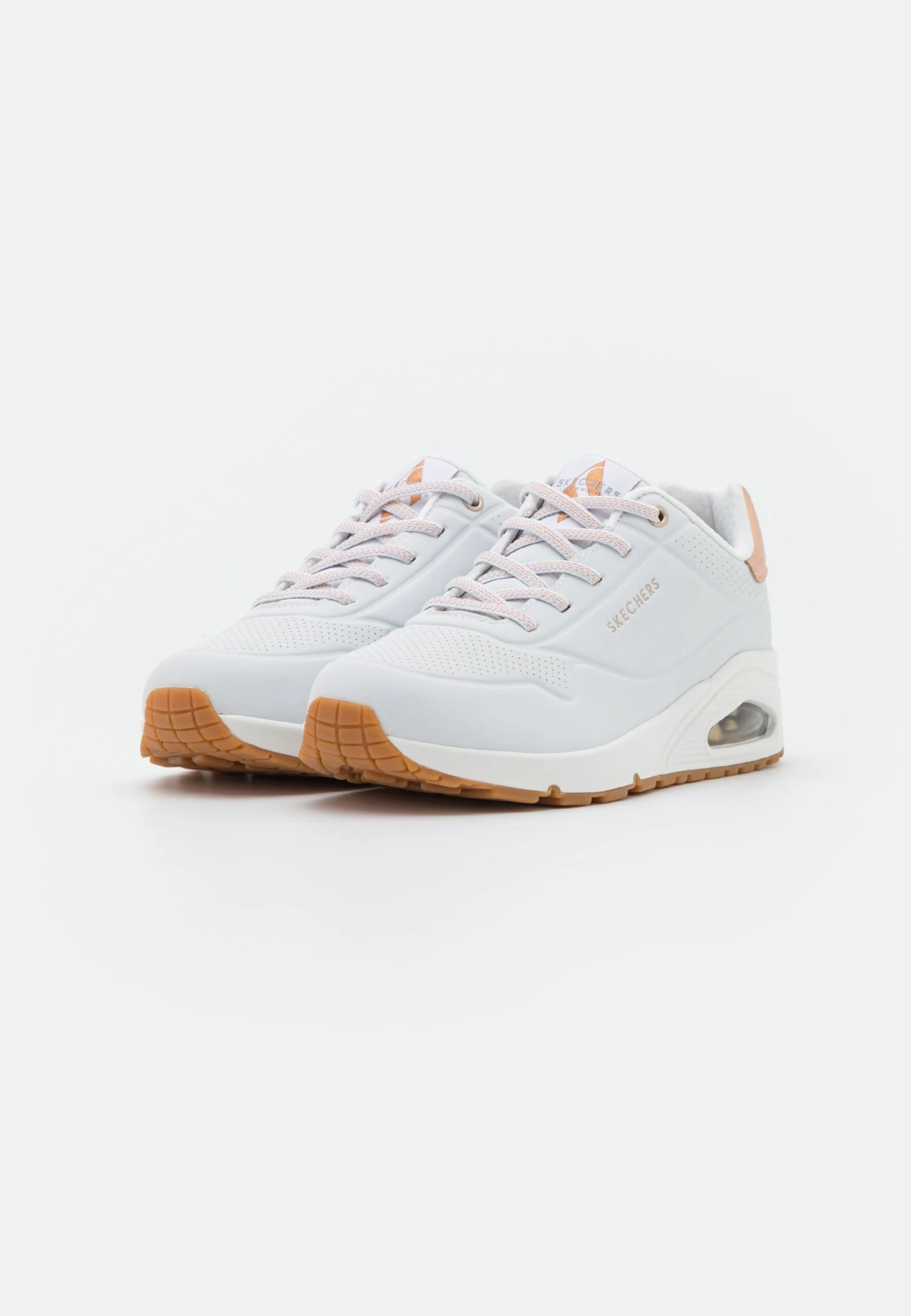 Uno - Sneakers Laag - White/Rose Gold
