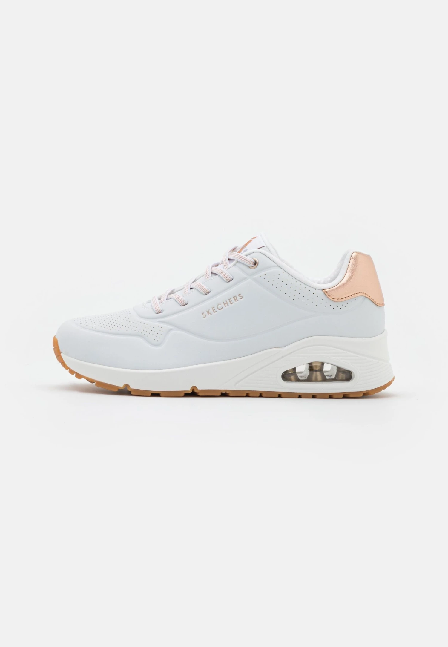 Uno - Sneakers Laag - White/Rose Gold