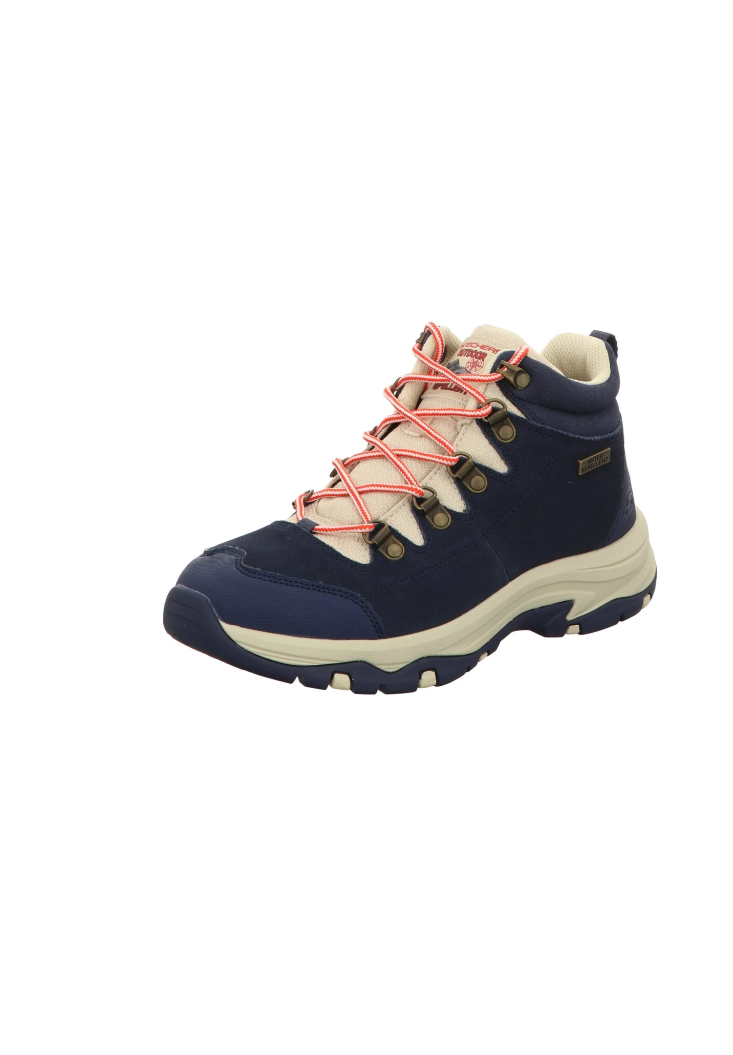 Trego - Snowboots- Navy Suede/ Natural Mesh