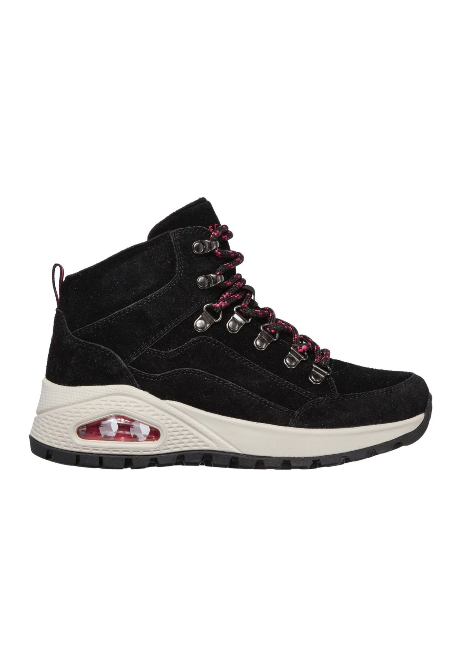 Uno Rugged - Veterboots - Black Suede/Durasuede