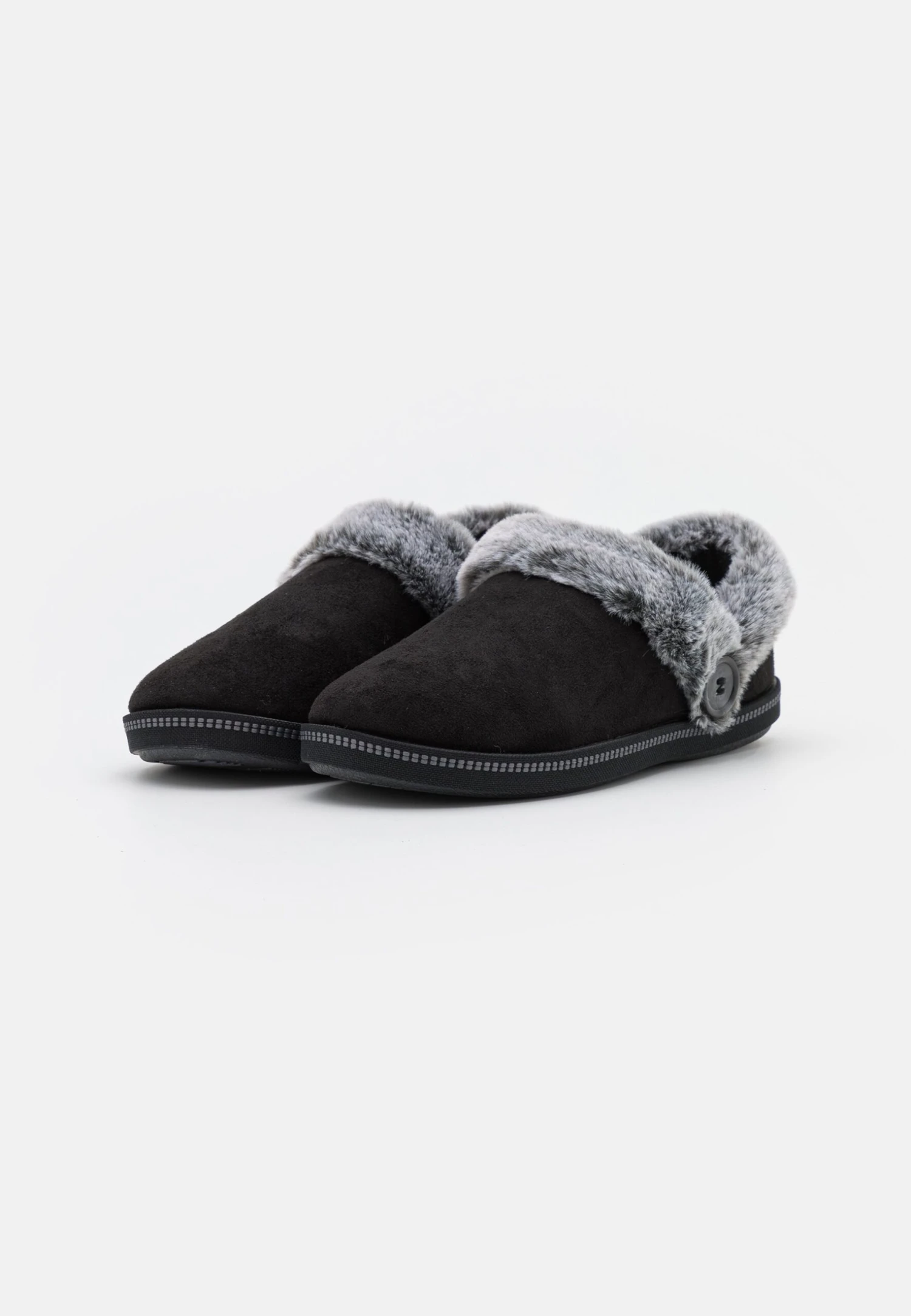 Wide Fit Cozy Campfire - Pantoffels - Black