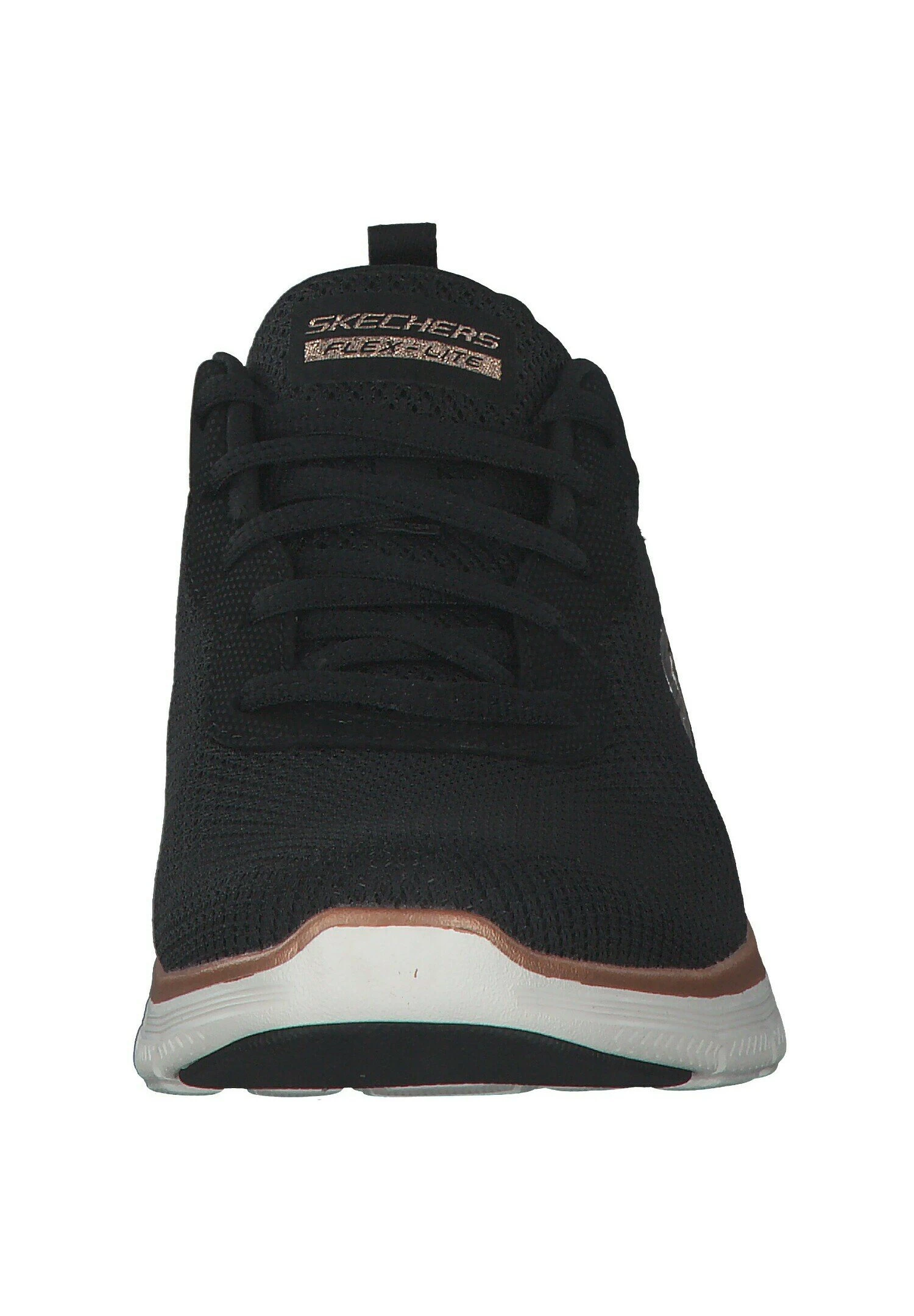 Flex Appeal 4.0 - Sneakers Laag - Black Mesh / Rose Gold Trim