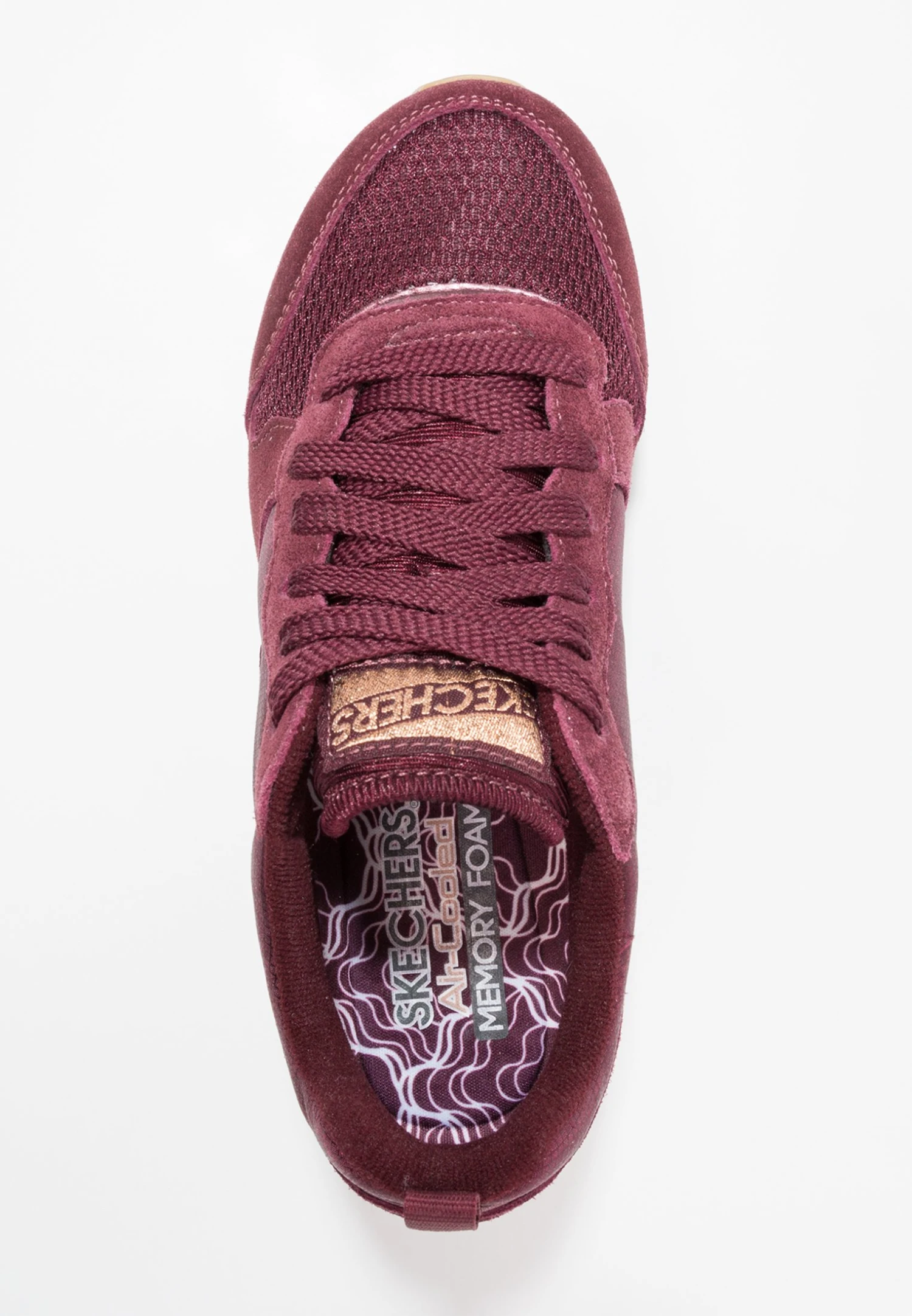 Sneakers Laag - Burgundy/Rose Gold