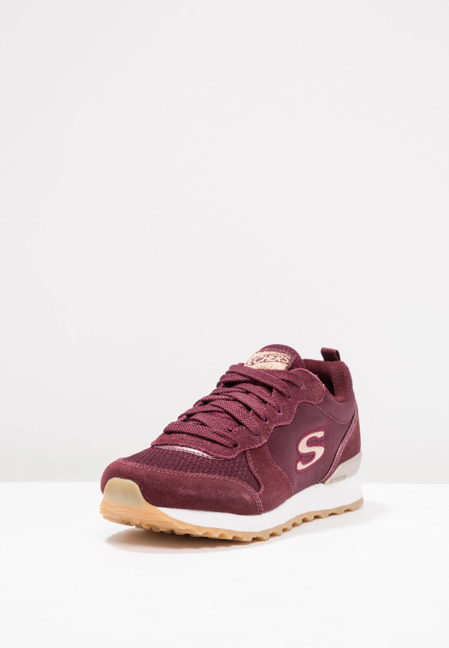 Sneakers Laag - Burgundy/Rose Gold