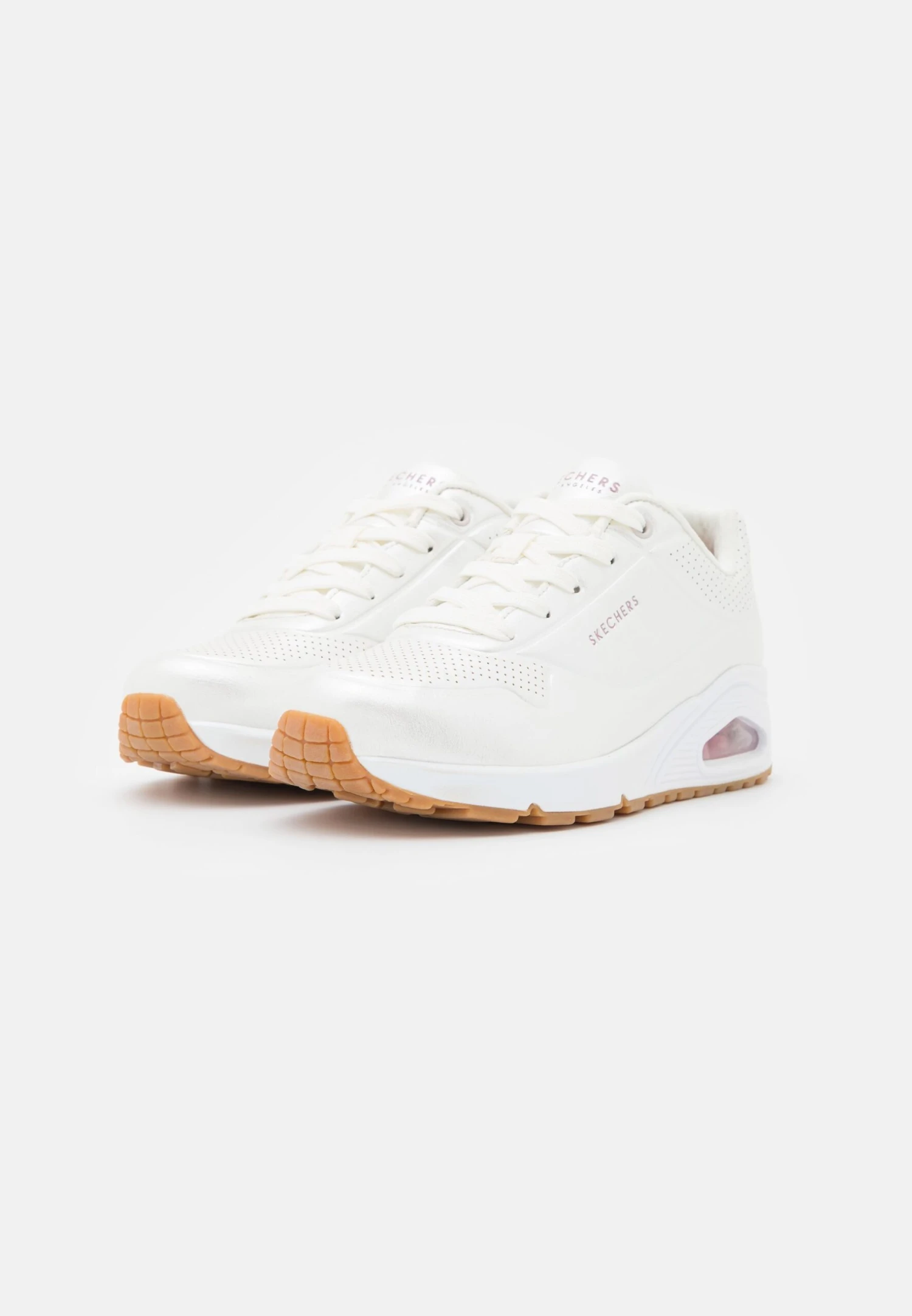 Uno - Sneakers Laag - White/Light Pink