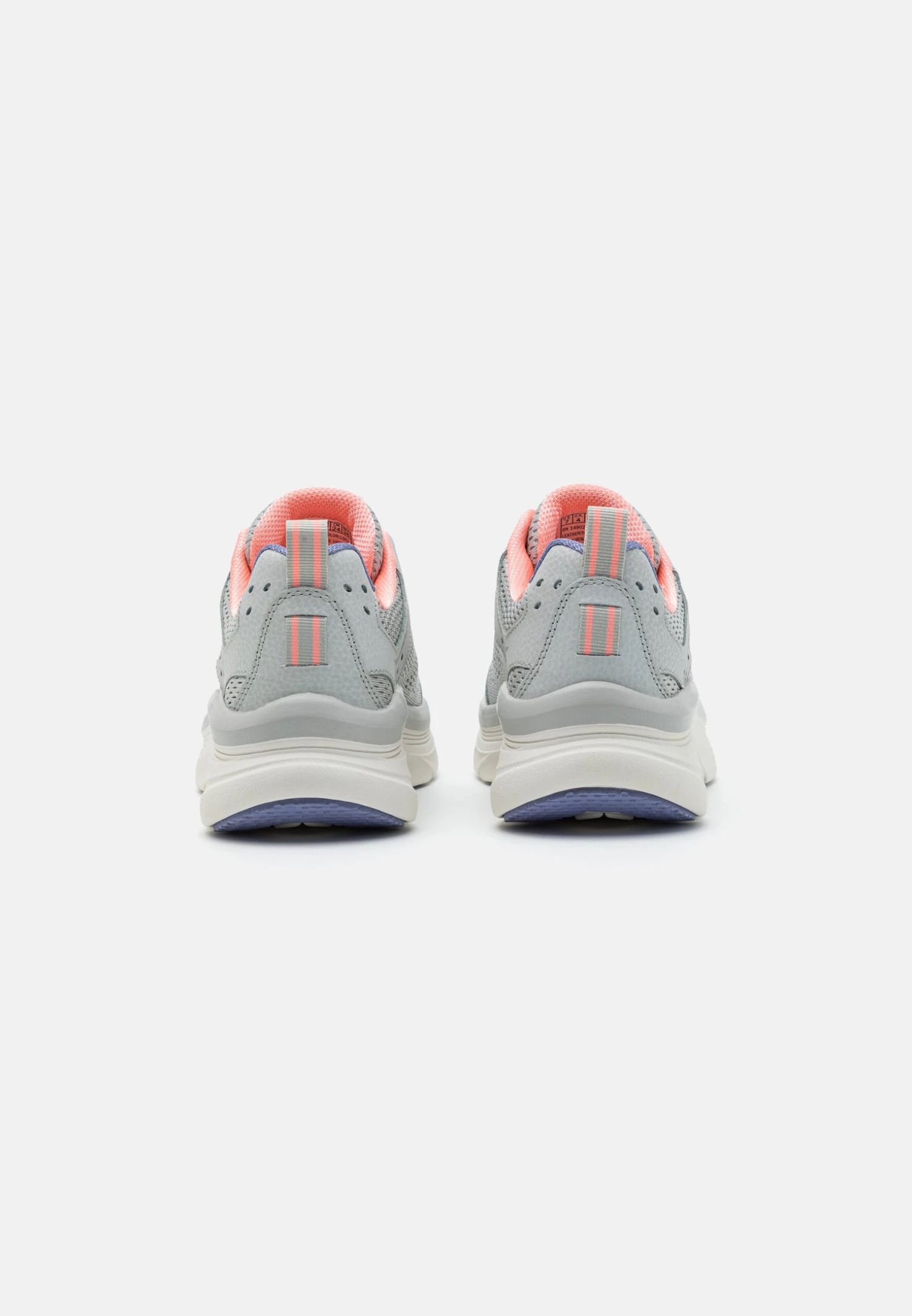 D'Lux Walker - Sneakers Laag - Light Gray/Coral/Lavender