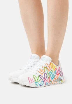 Uno - Sneakers Laag - White/Multi-Coloured