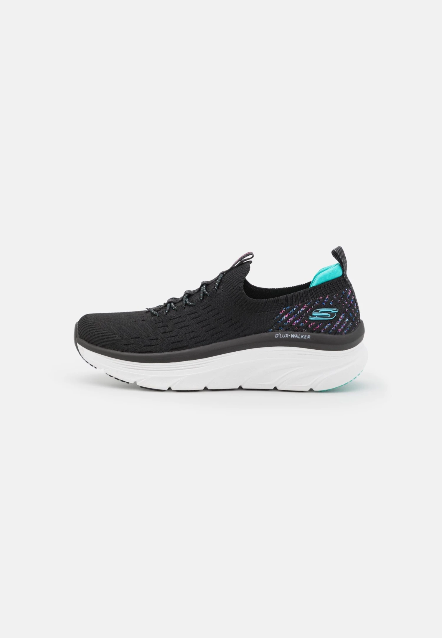 D'Lux Walker Relaxed Fit - Sneakers Laag - Black/Light Blue