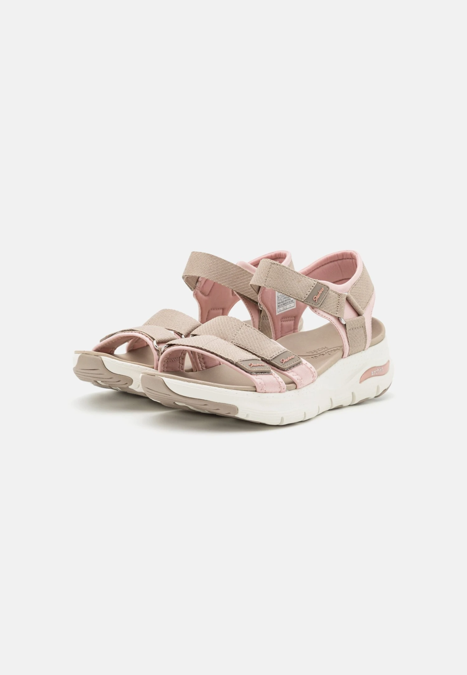 Arch Fit - Outdoorsandalen - Taupe Webbing/Pink Neoprene