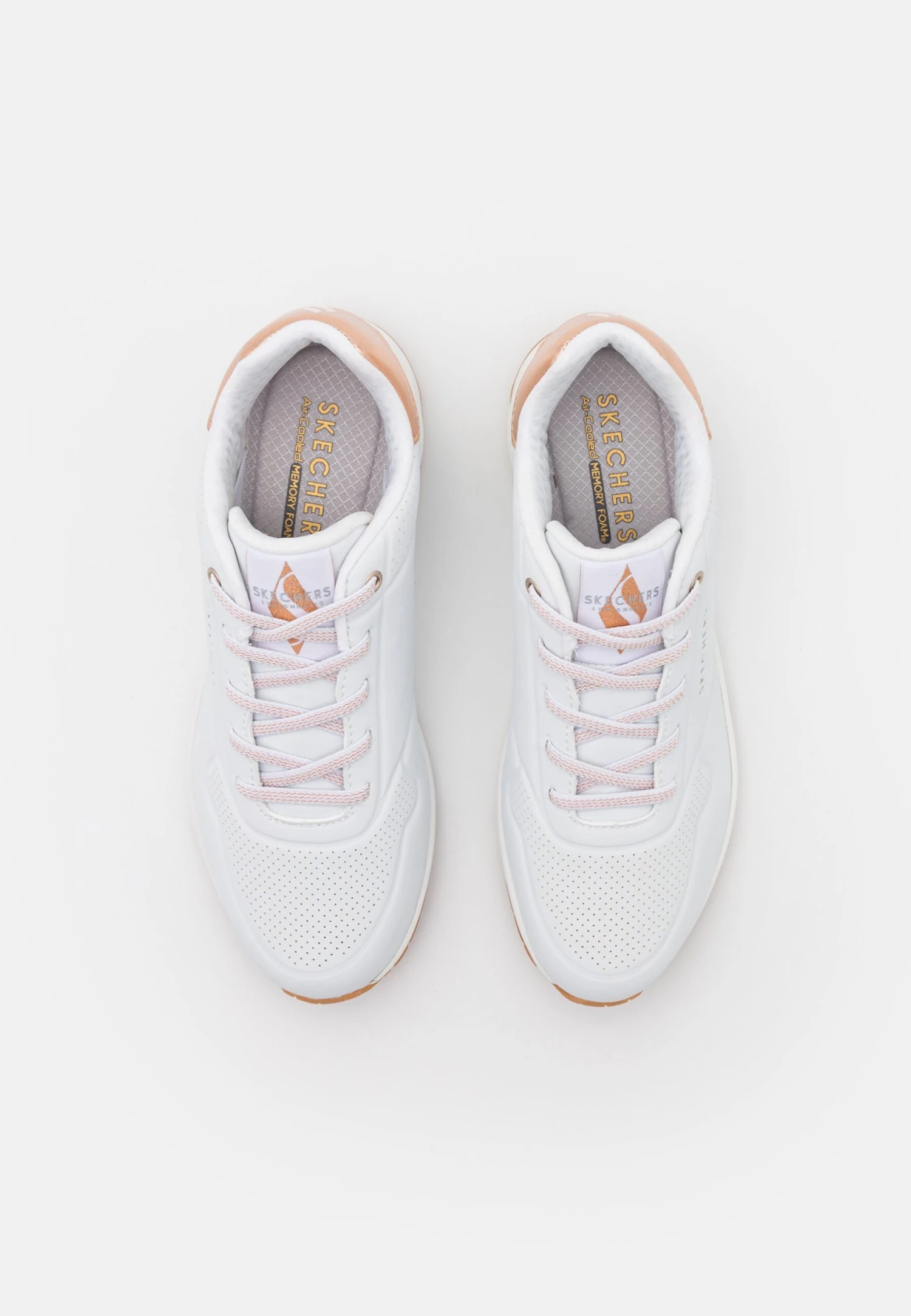 Uno - Sneakers Laag - White/Rose Gold