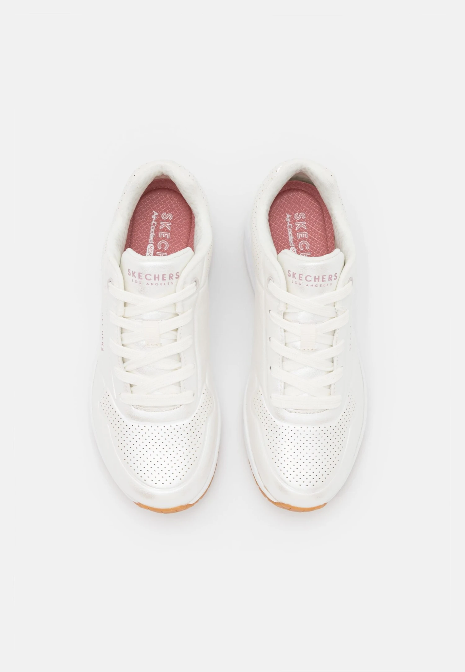Uno - Sneakers Laag - White/Light Pink