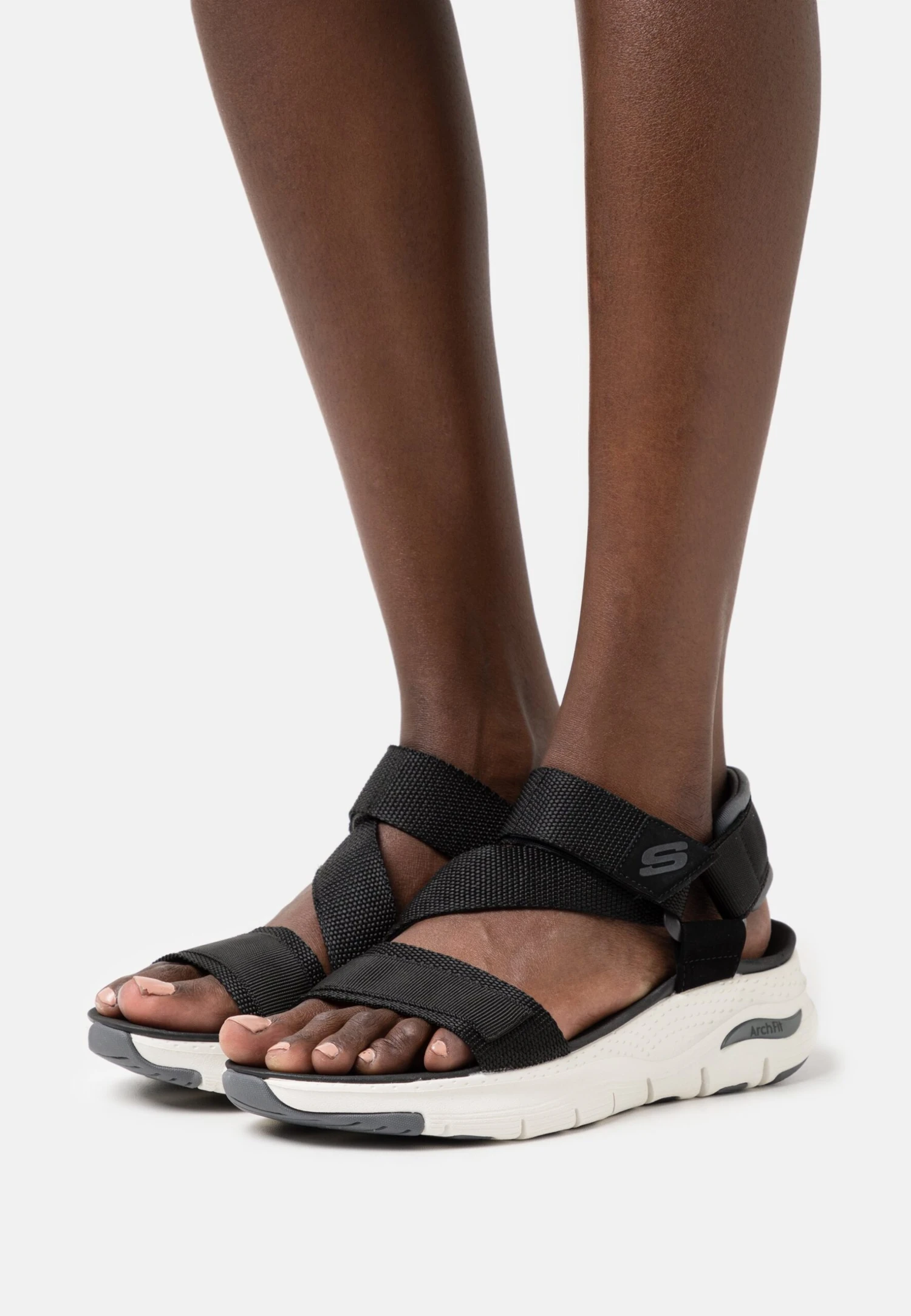 Arch Fit - Sandalen Met Plateauzool - Black/Charcoal
