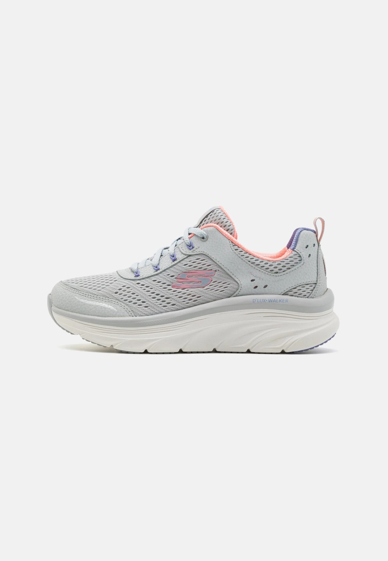 D'Lux Walker - Sneakers Laag - Light Gray/Coral/Lavender