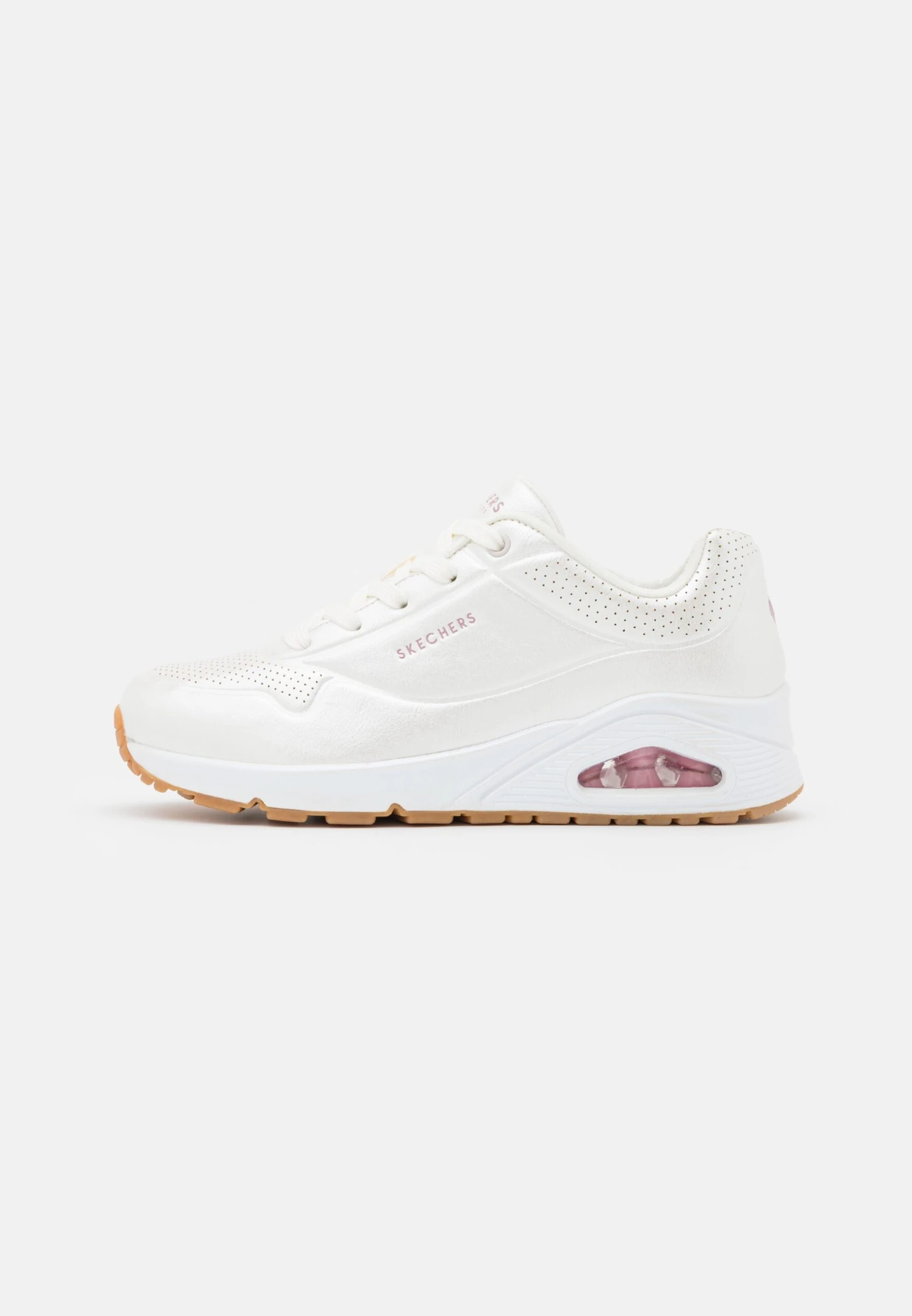 Uno - Sneakers Laag - White/Light Pink